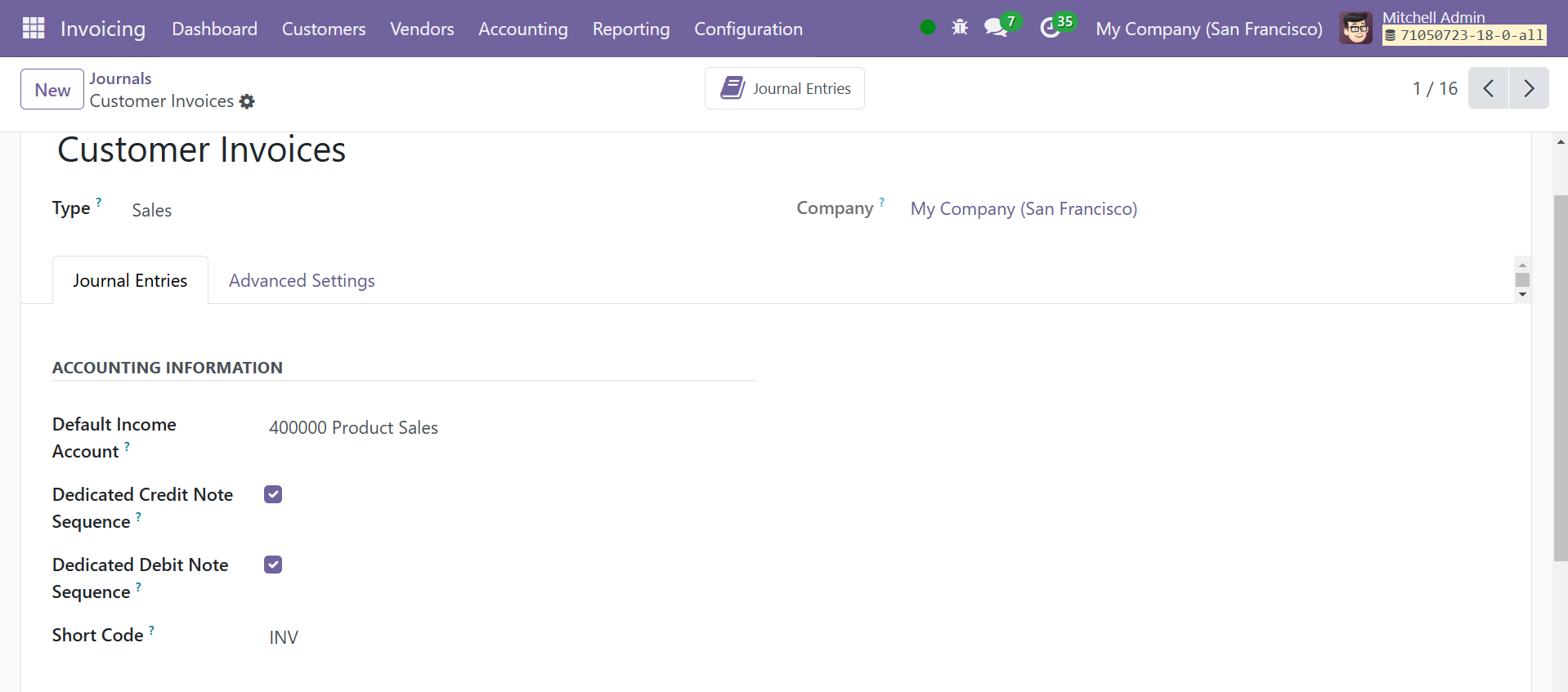 Odoo 18 Project