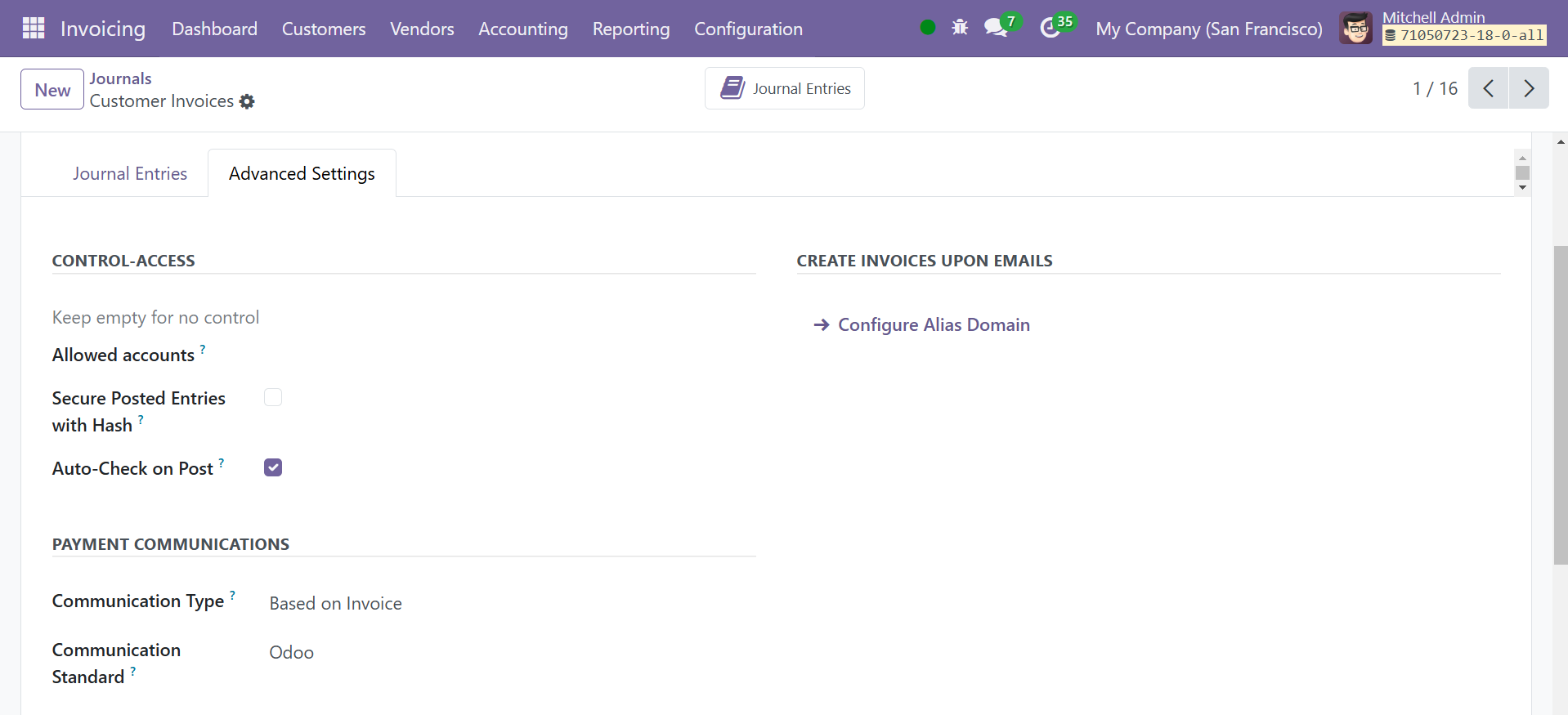 Odoo 18 Project