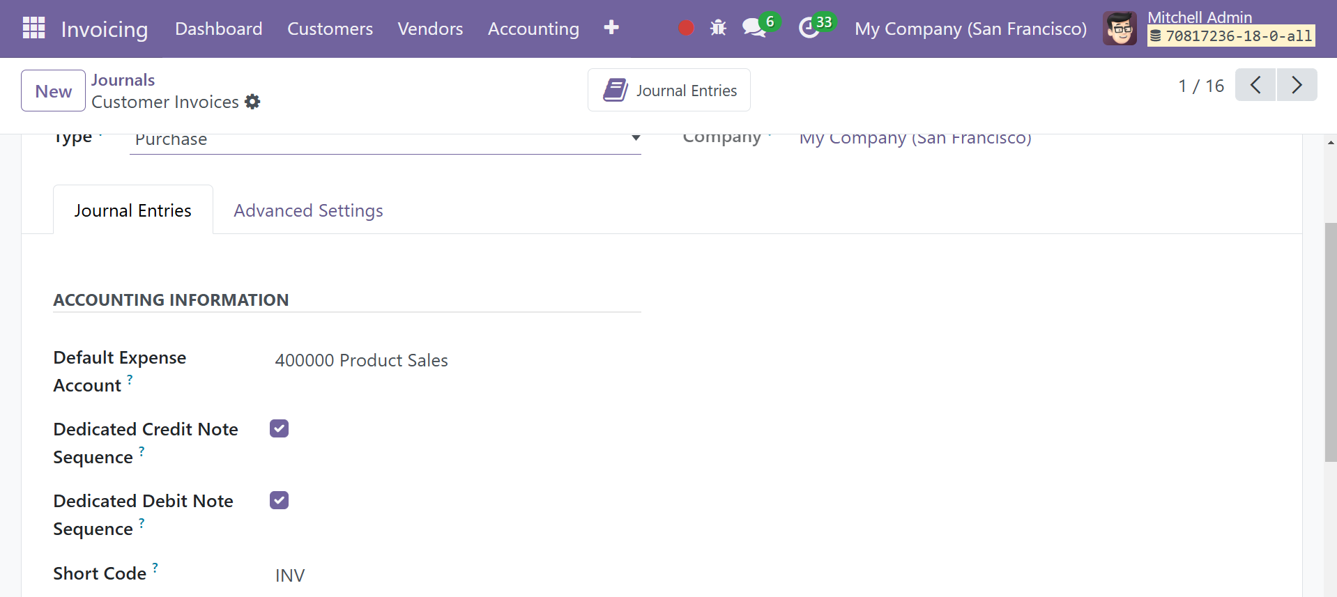Odoo 18 Project