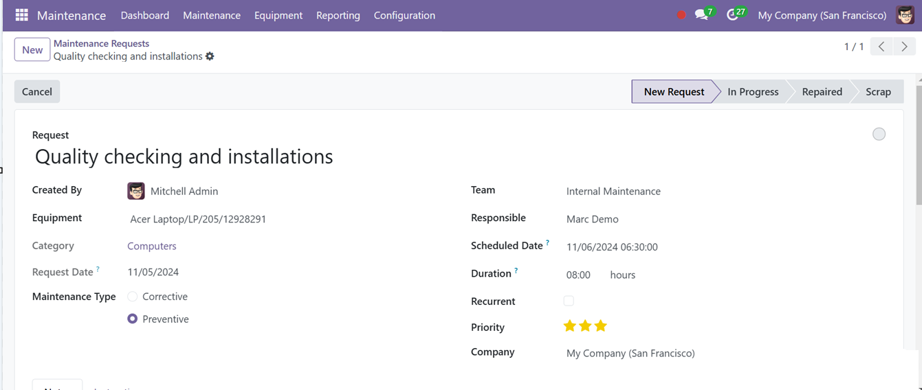 Odoo 18 Project