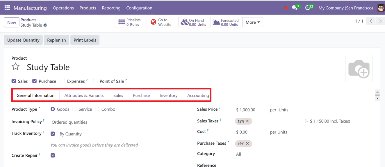 Odoo 18 Project