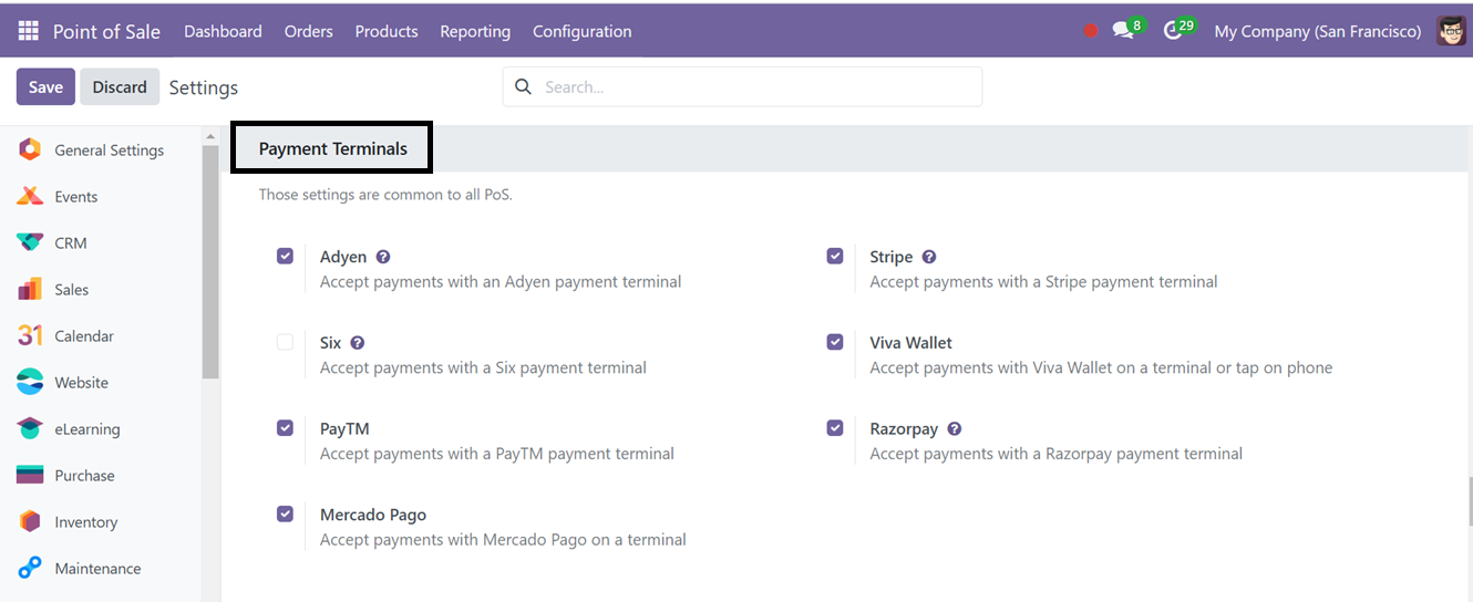 Odoo 18 point of sale and restaurant