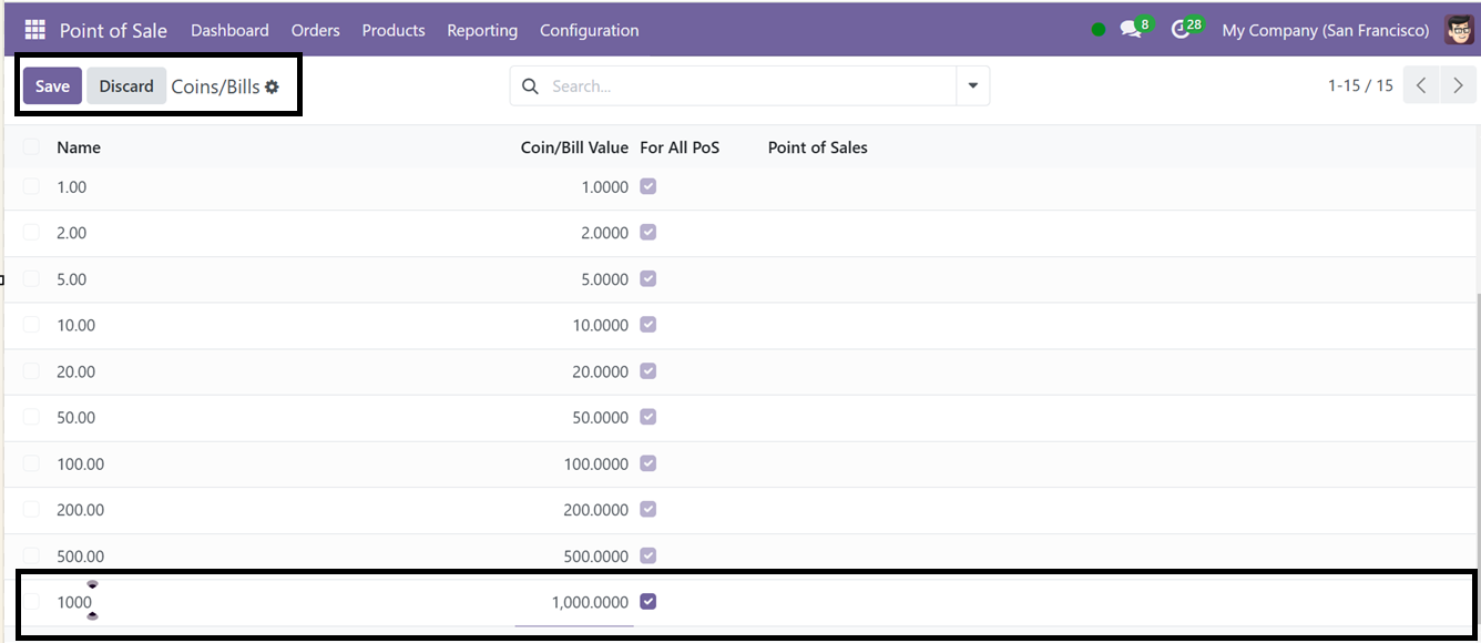 Odoo 18 point of sale and restaurant