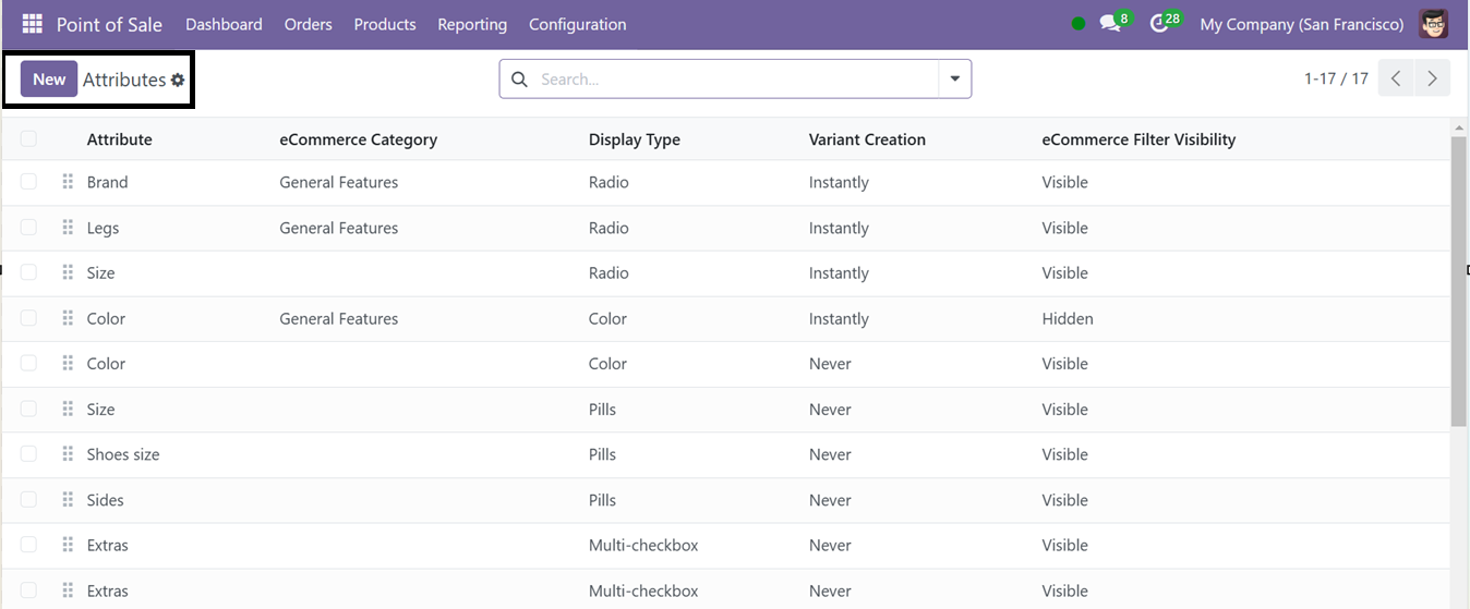 Odoo 18 point of sale and restaurant