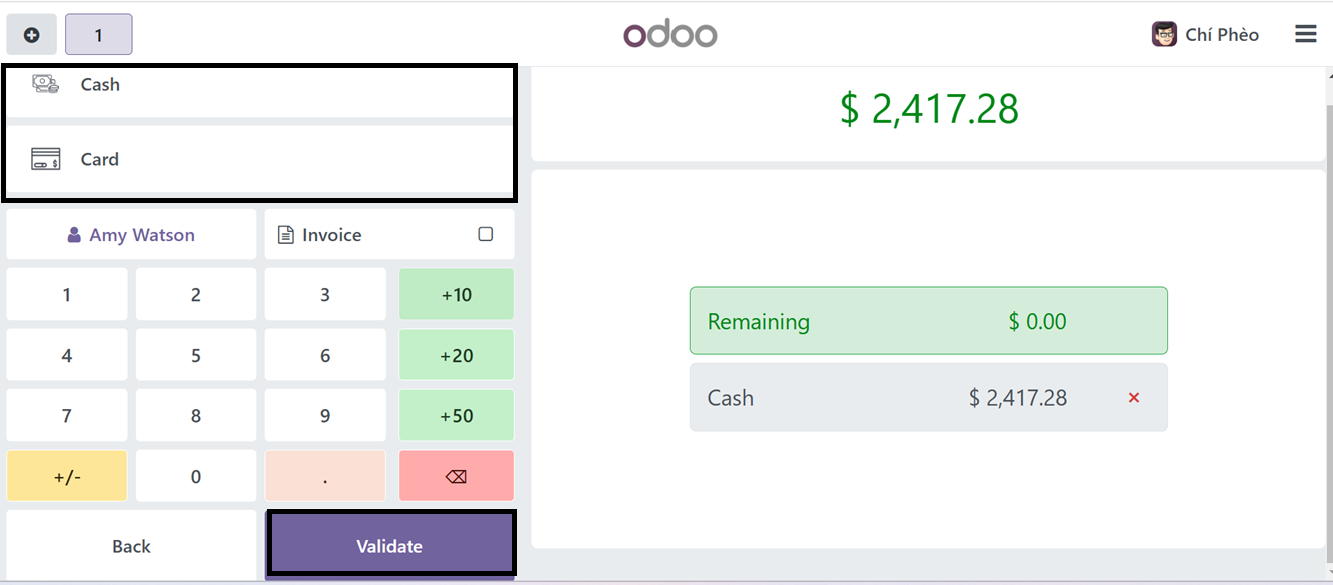 Odoo 18 point of sale and restaurant