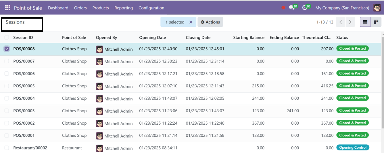 Odoo 18 point of sale and restaurant