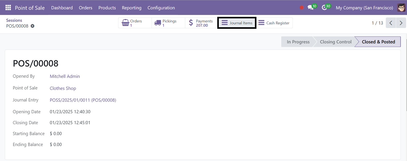 Odoo 18 point of sale and restaurant