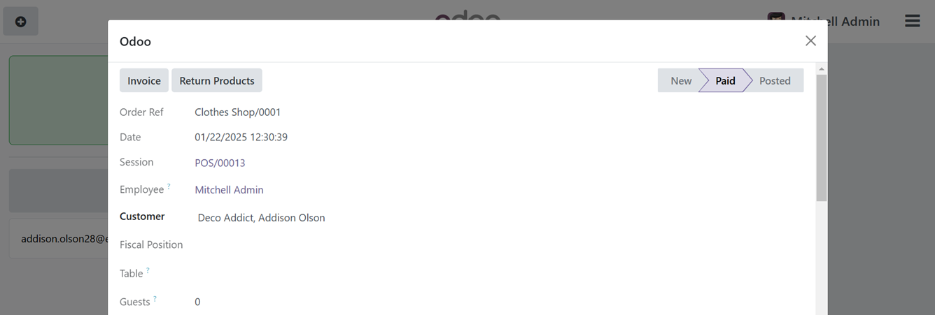 Odoo 18 point of sale and restaurant