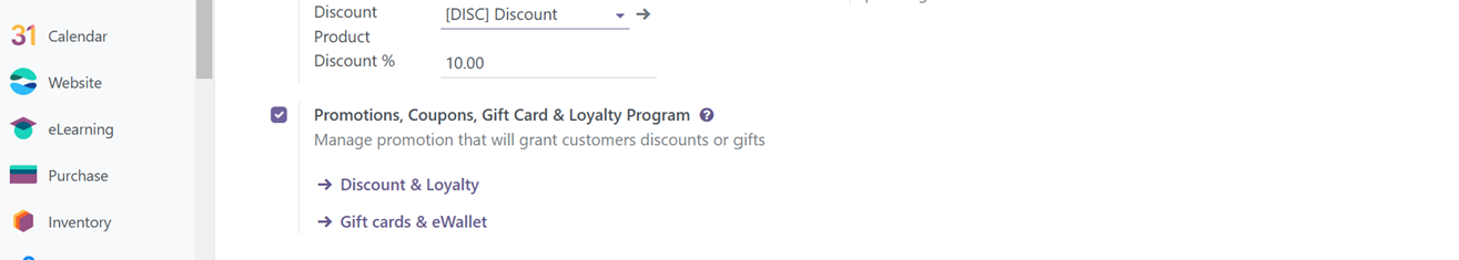 Odoo 18 point of sale and restaurant