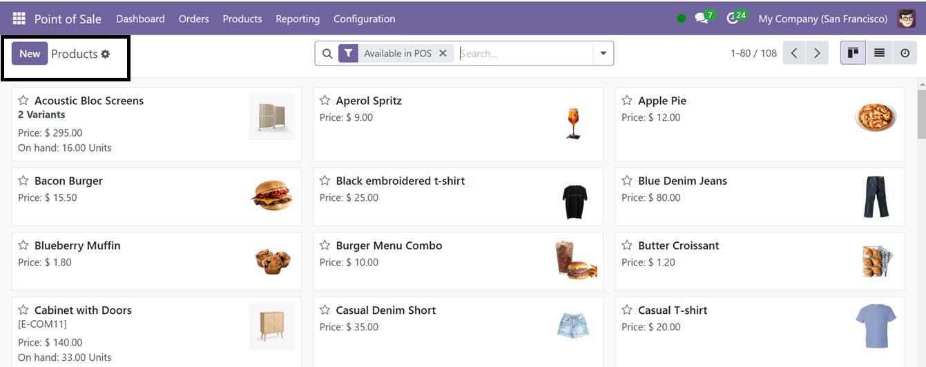 Odoo 18 point of sale and restaurant