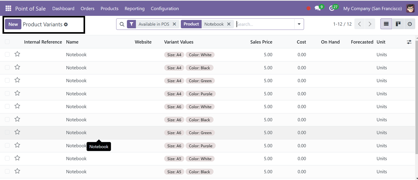 Odoo 18 point of sale and restaurant