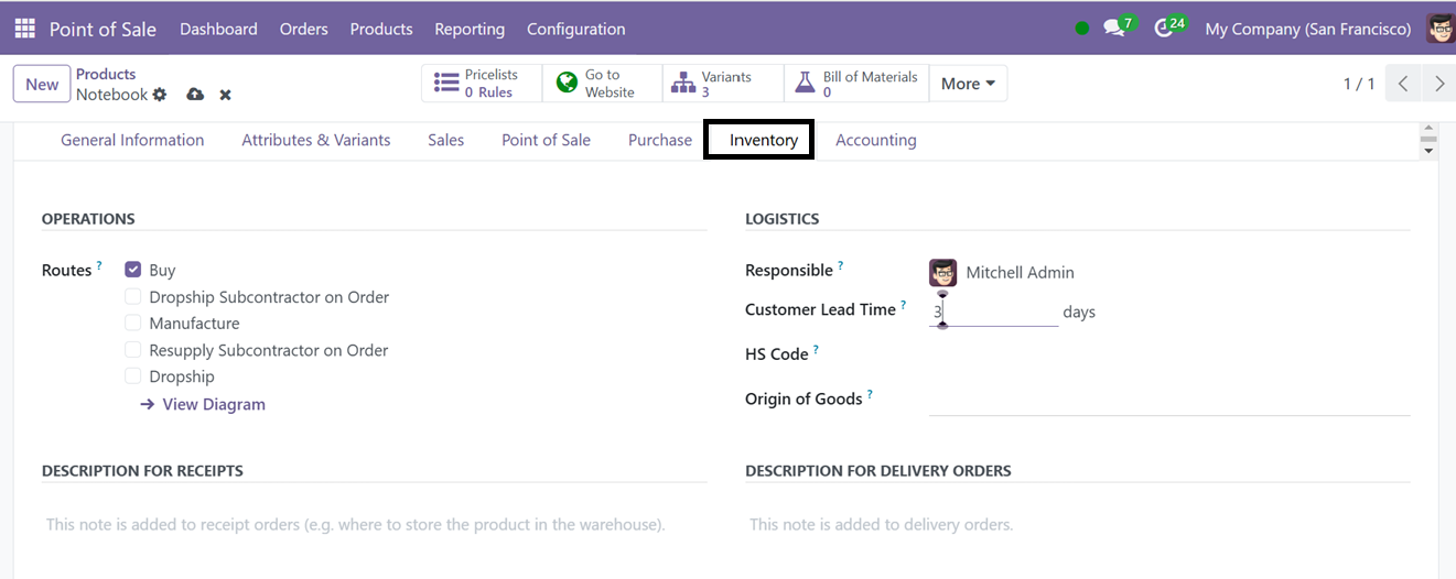 Odoo 18 point of sale and restaurant