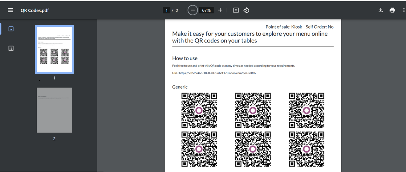 Odoo 18 point of sale and restaurant