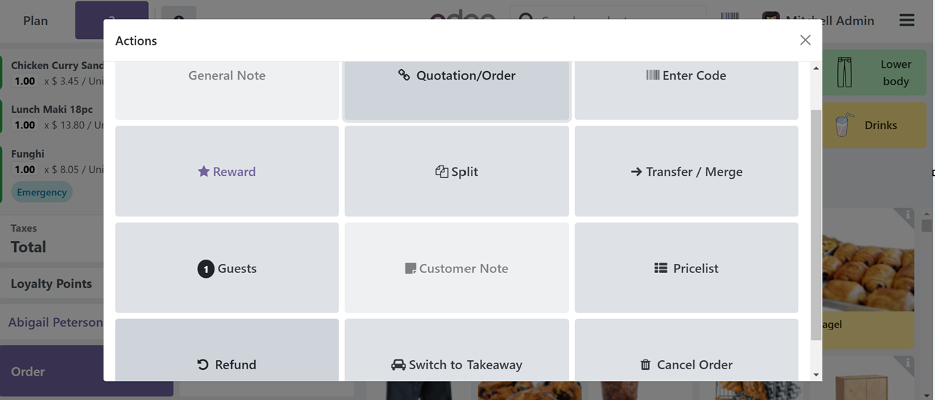 Odoo 18 point of sale and restaurant
