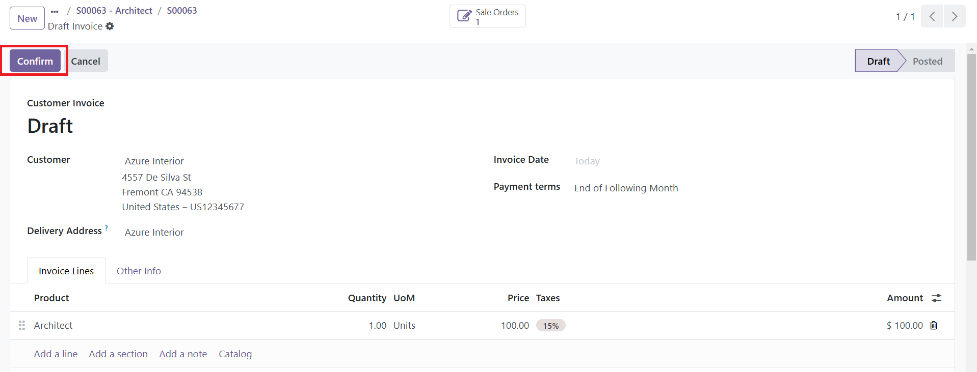 Odoo 18 Project