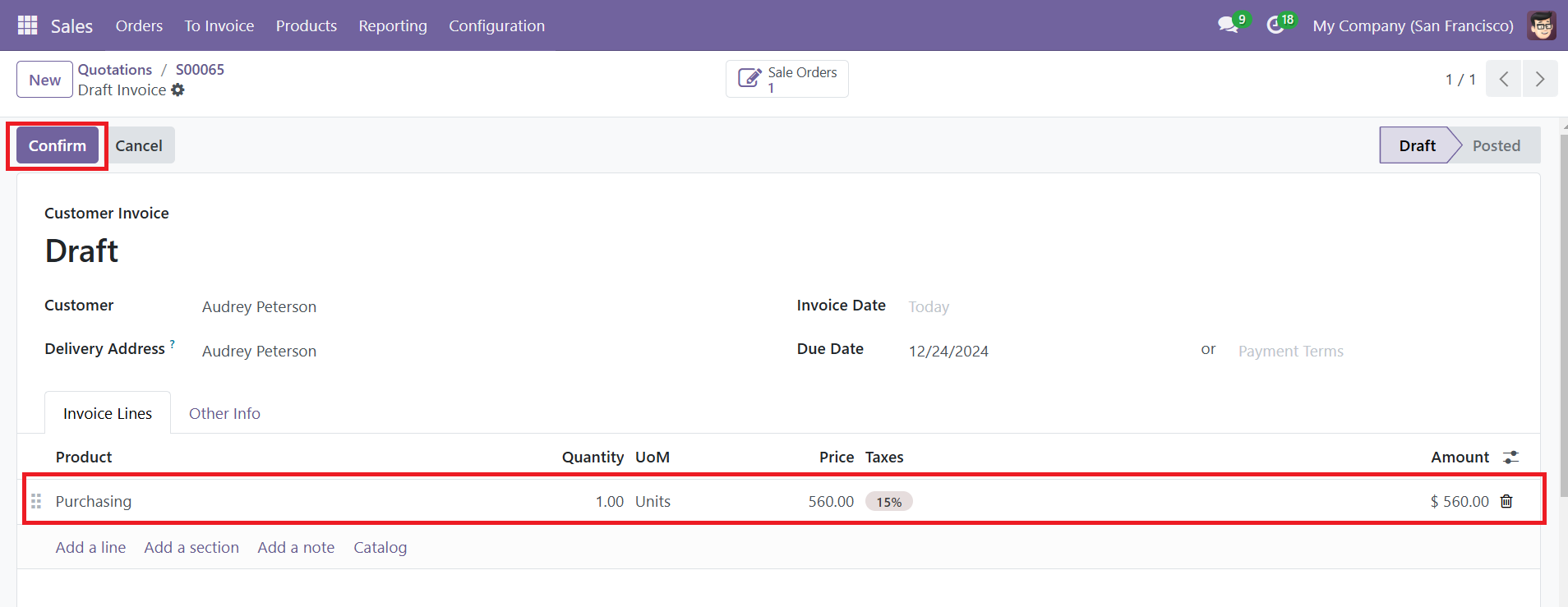 Odoo 18 Project