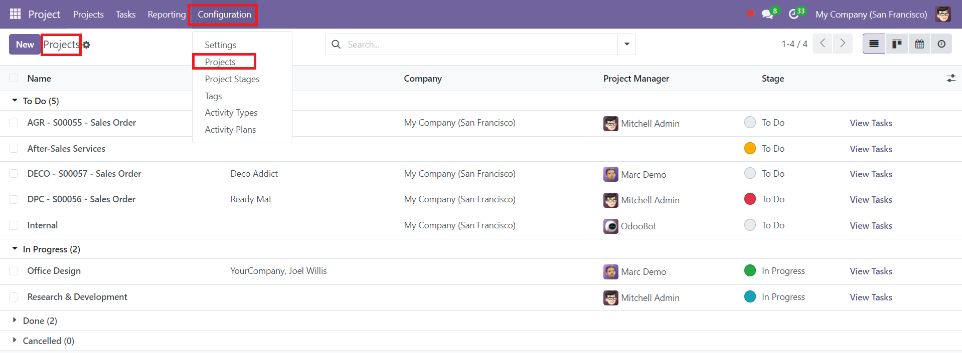 Odoo 18 Project