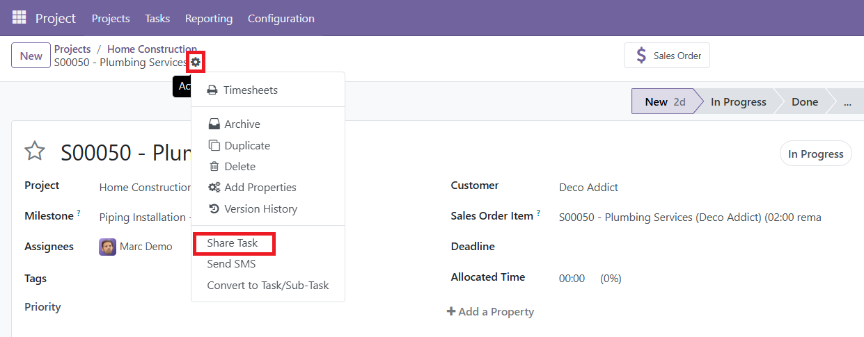 Odoo 18 Project