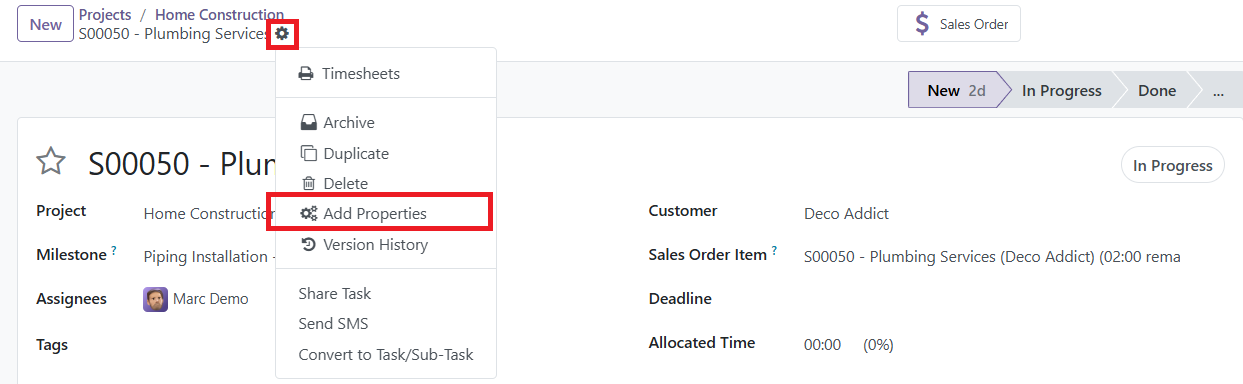 Odoo 18 Project