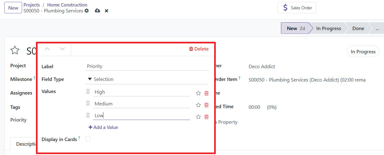 Odoo 18 Project