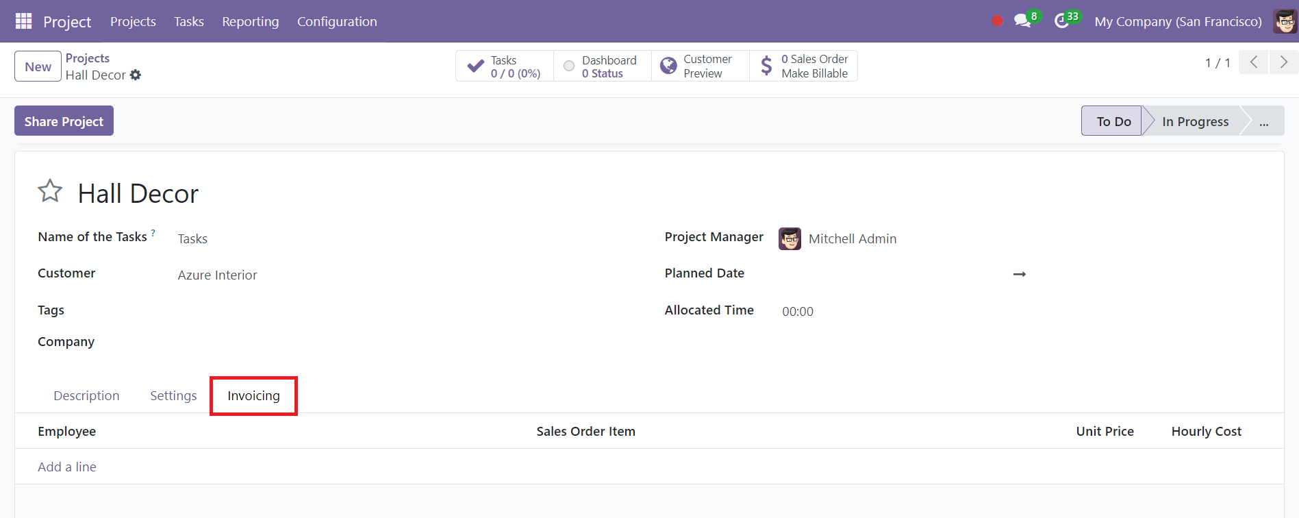 Odoo 18 Project