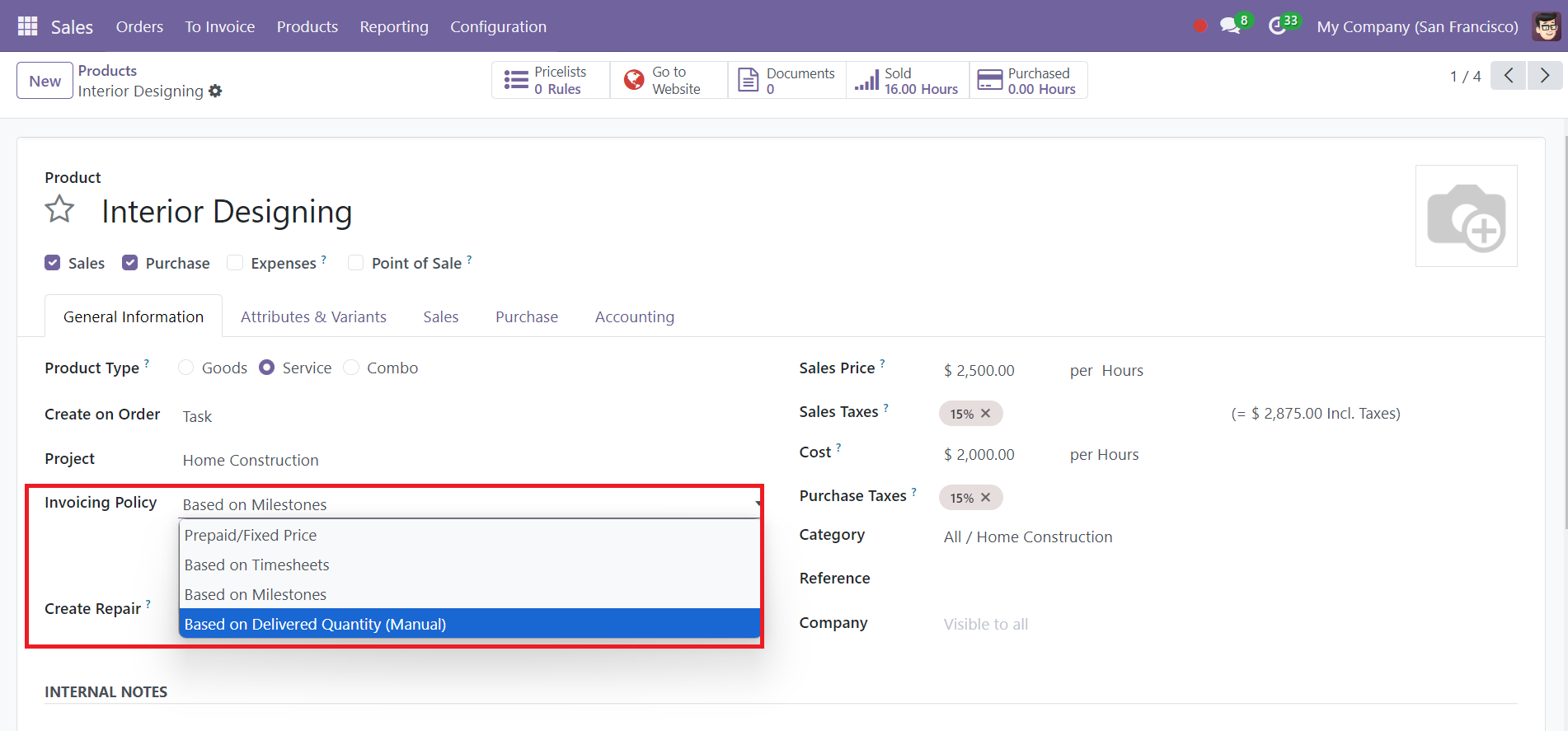 Odoo 18 Project