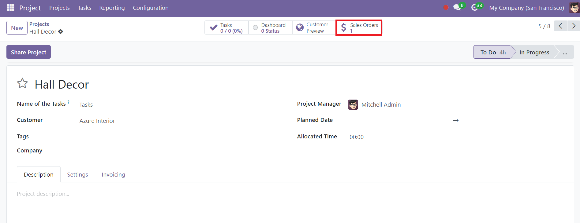 Odoo 18 Project