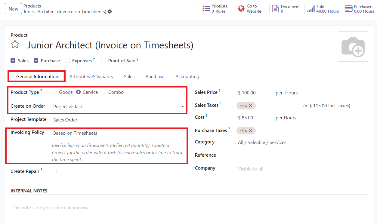 Odoo 18 Project