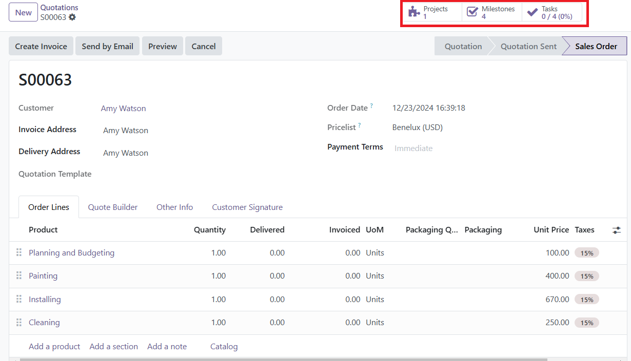 Odoo 18 Project