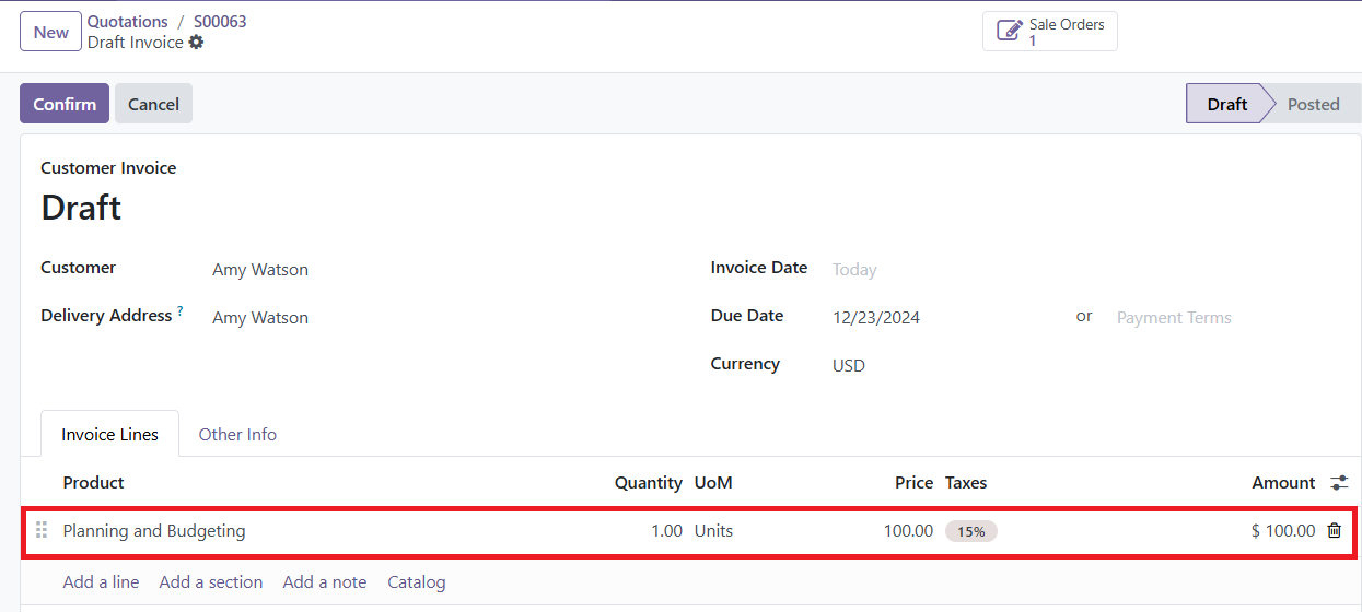 Odoo 18 Project