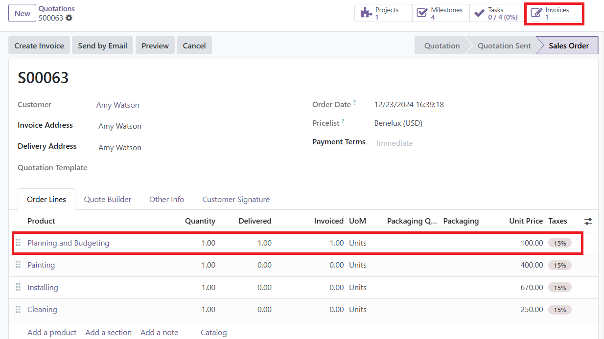 Odoo 18 Project