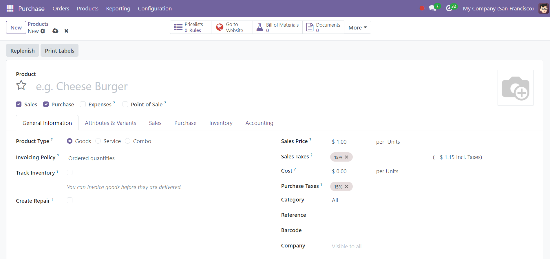 Odoo 18 Project