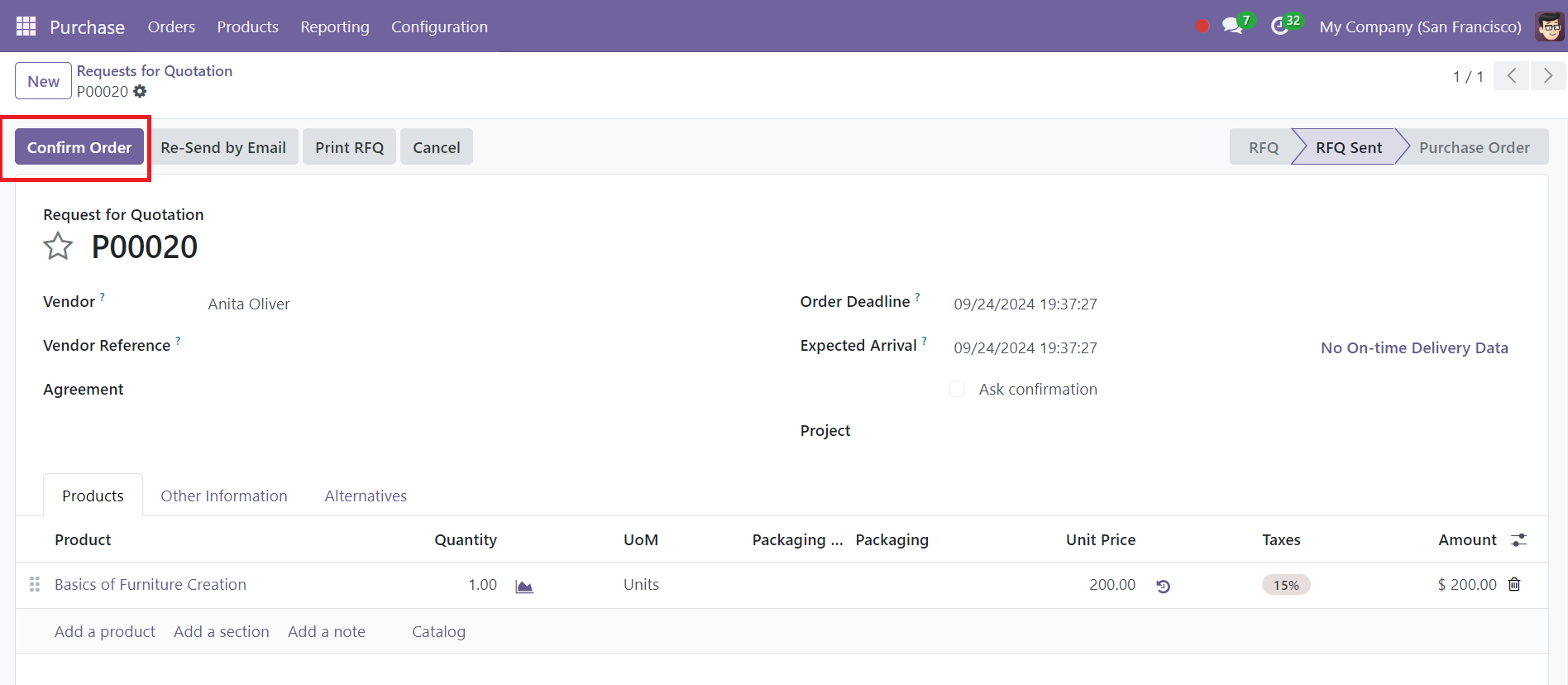 Odoo 18 Project