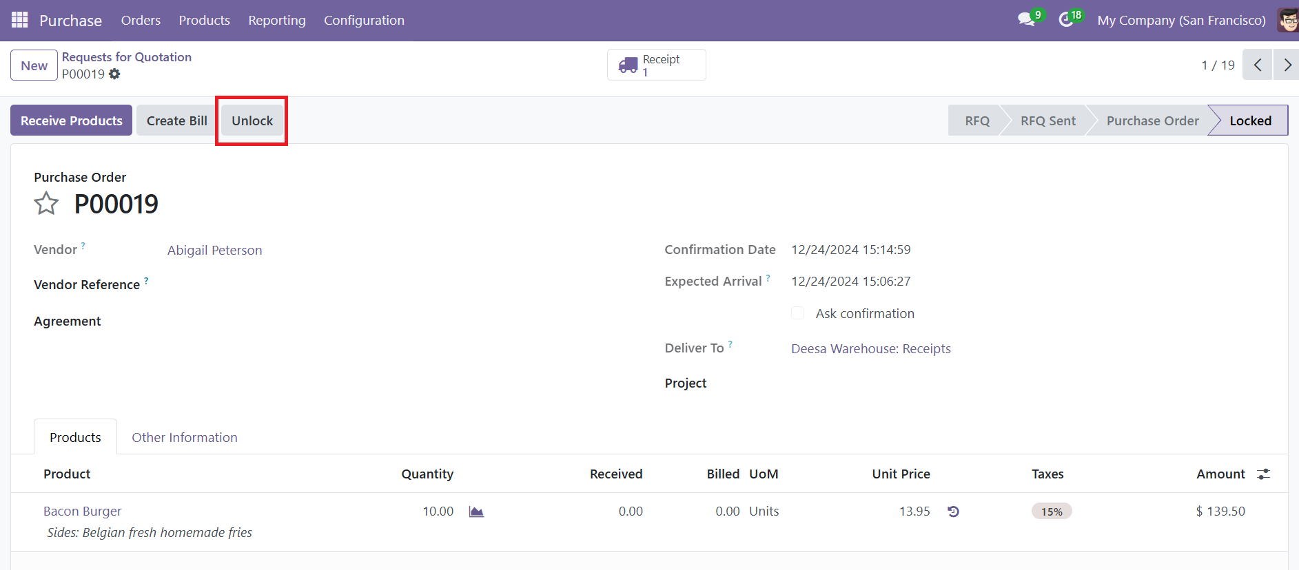 Odoo 18 Project