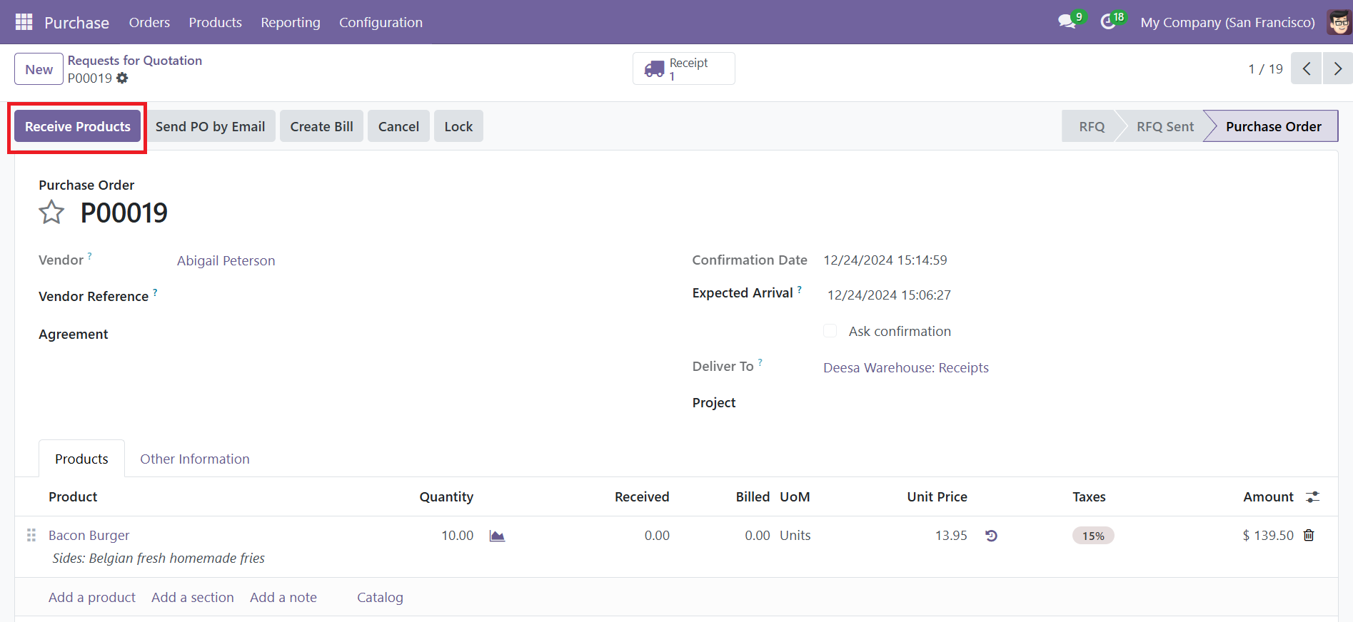 Odoo 18 Project