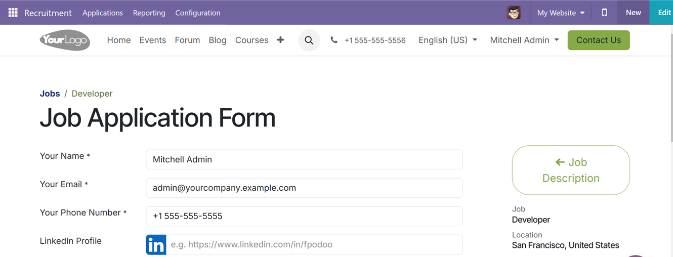 Odoo 18 Project