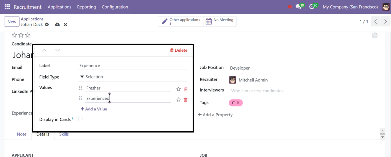 Odoo 18 Project