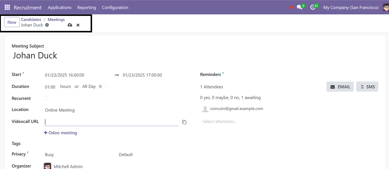 Odoo 18 Project