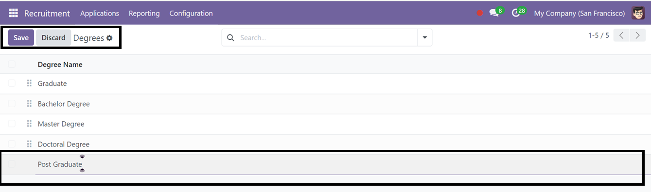 Odoo 18 Project