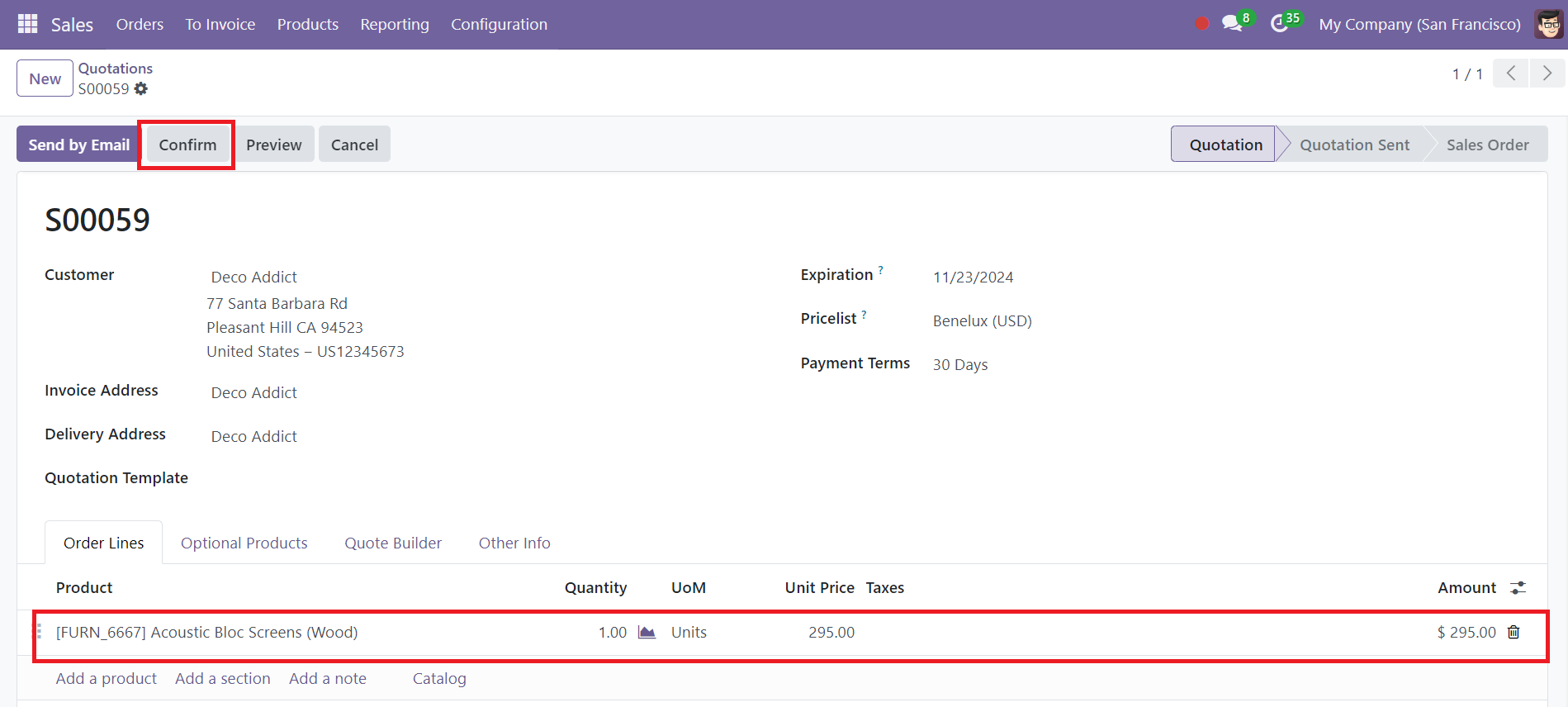 Odoo 18 Project