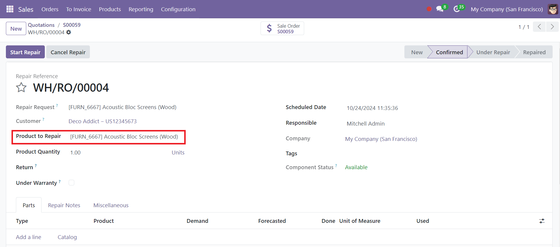 Odoo 18 Project