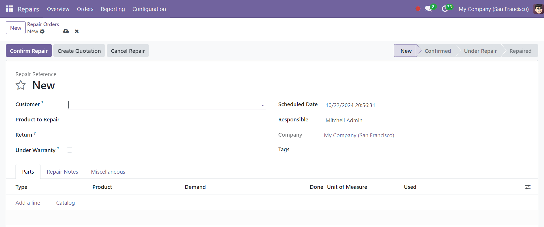 Odoo 18 Project