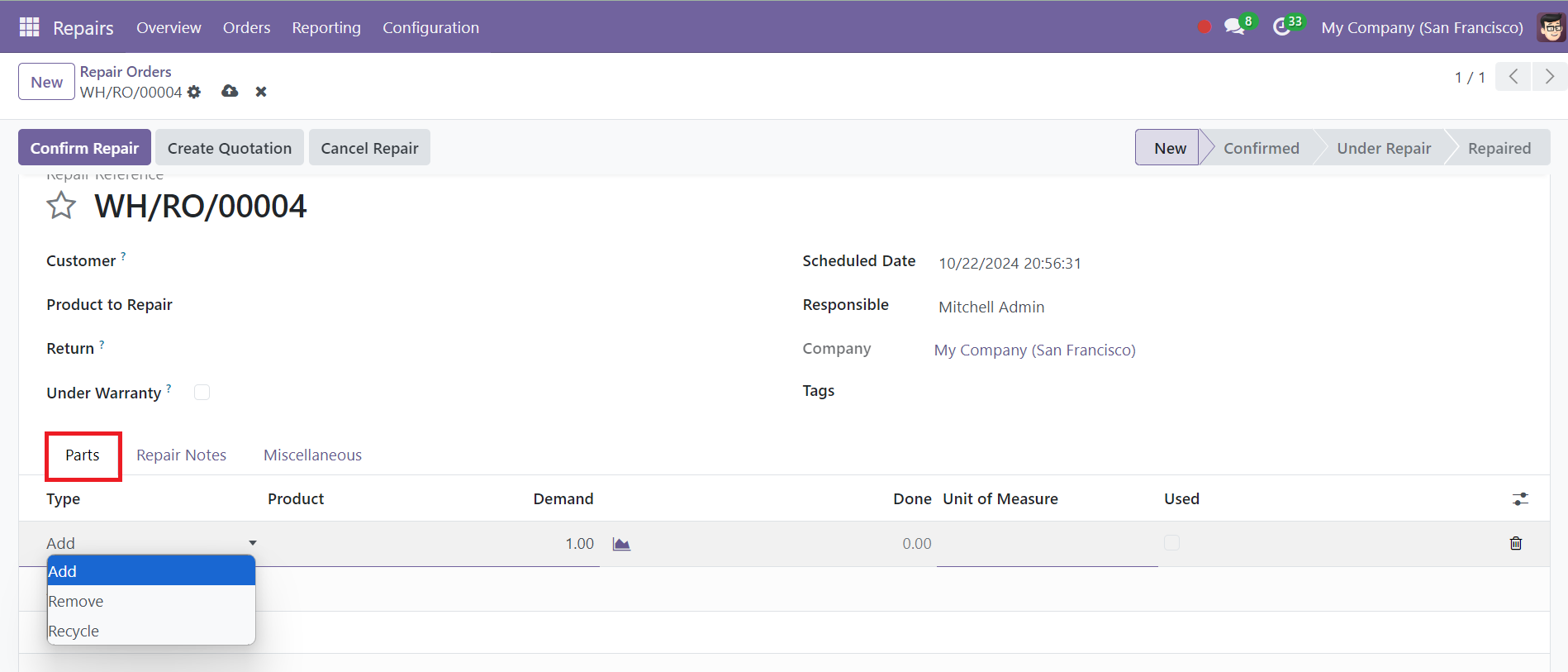 Odoo 18 Project