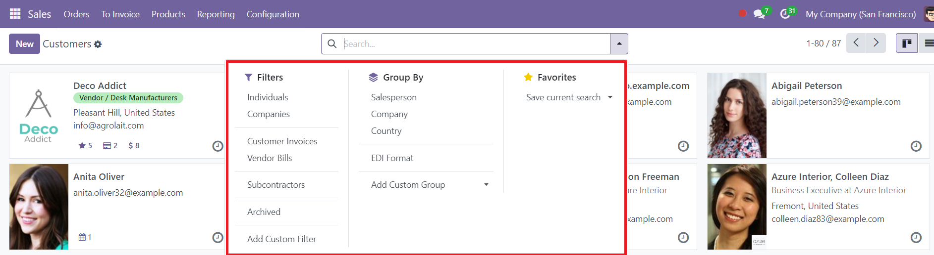 Odoo 18 sales
