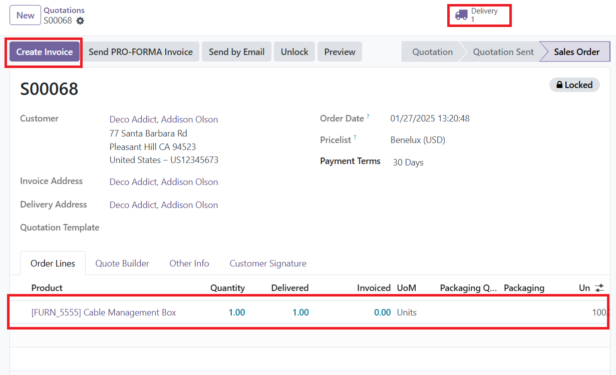 Odoo 18 sales