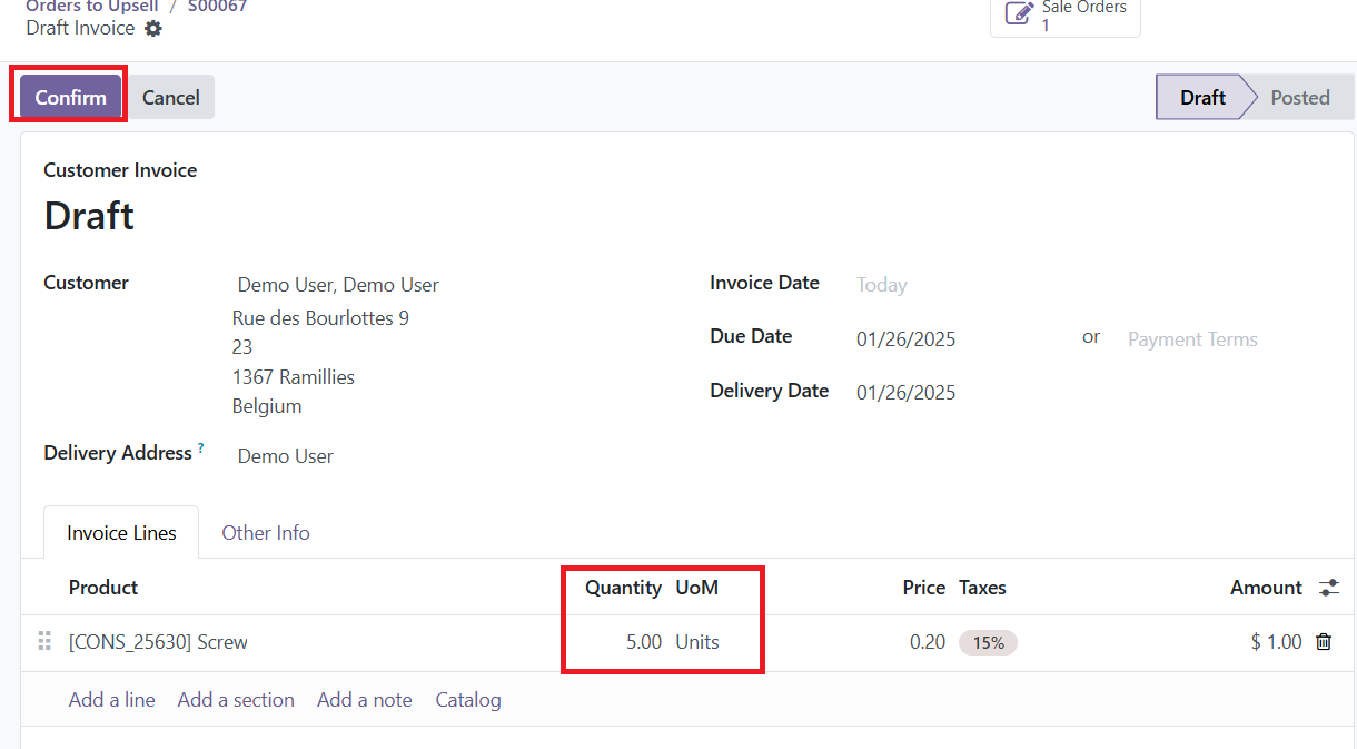 Odoo 18 sales