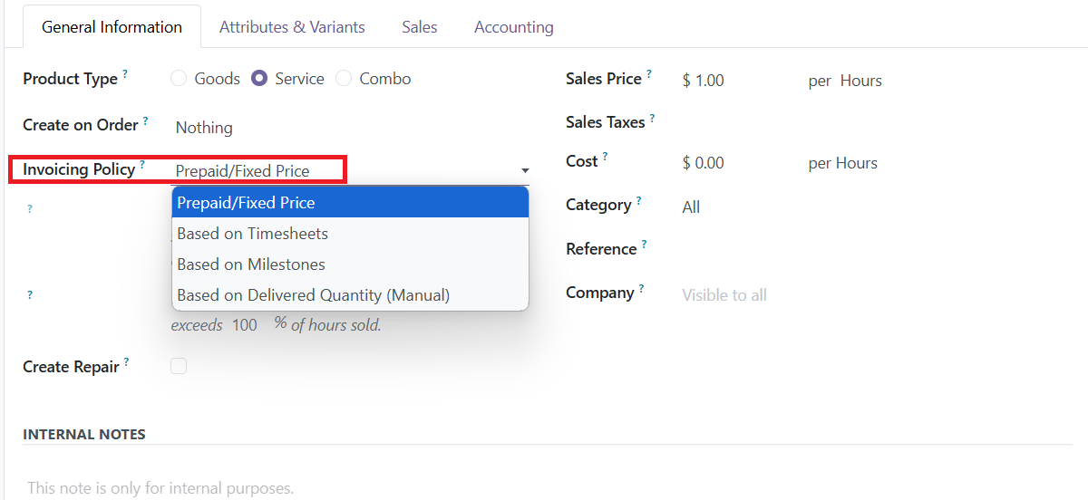 Odoo 18 sales