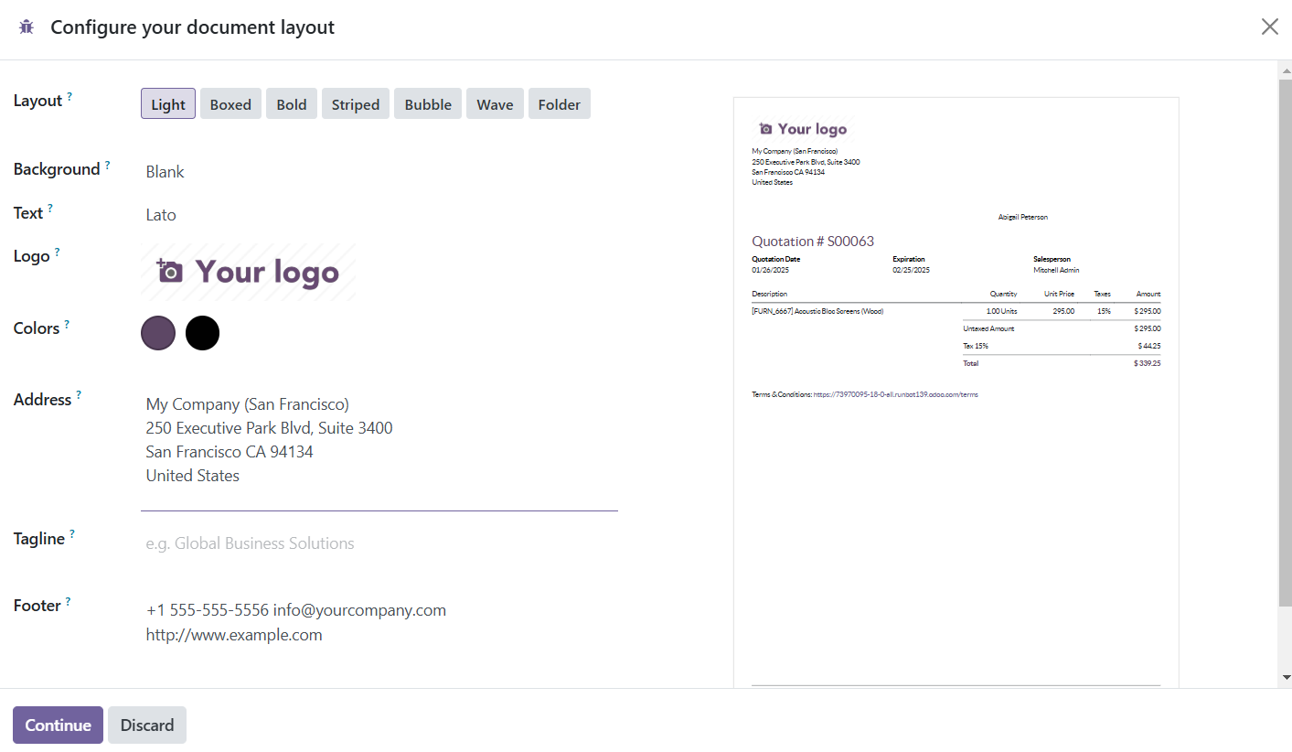 Odoo 18 sales