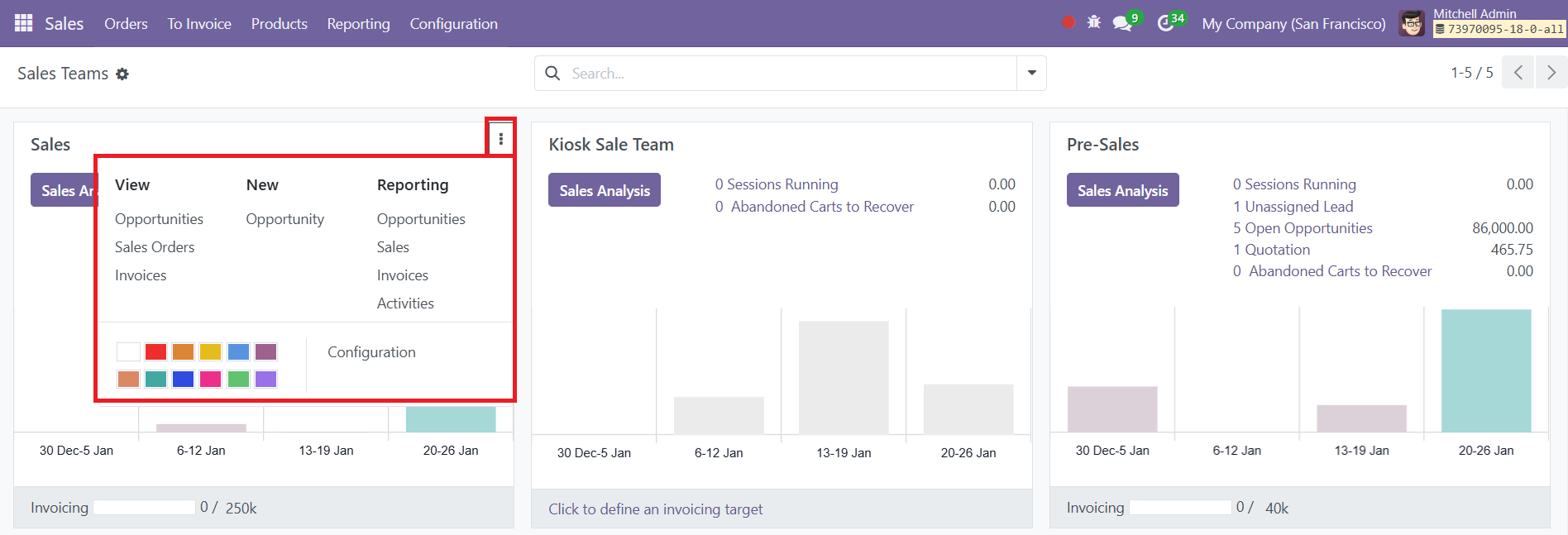 Odoo 18 sales