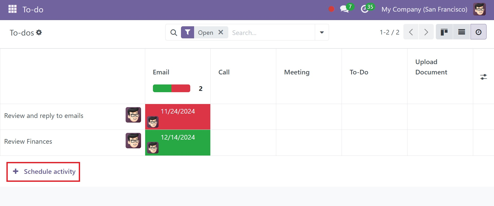 Odoo 18 Project